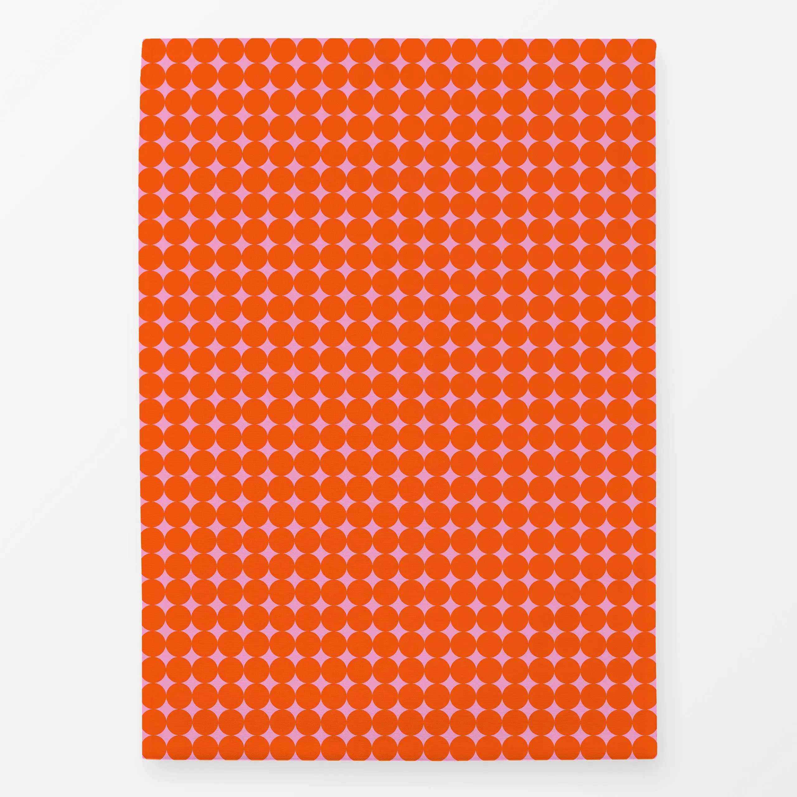 Geschirrtücher Punkte groß Orange - Symbole & Muster - von „Sophie Augustin Illustration"; Muster, Punkte, Kreise, Dots, sch...