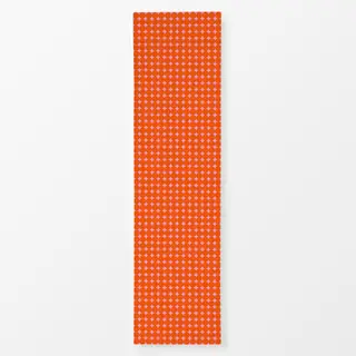Tischläufer Punkte groß Orange
