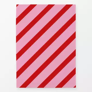 Geschirrtücher Streifen diagonal rot rosa