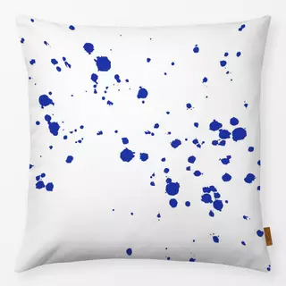 Kissen Kleckse Blau Sunkissed