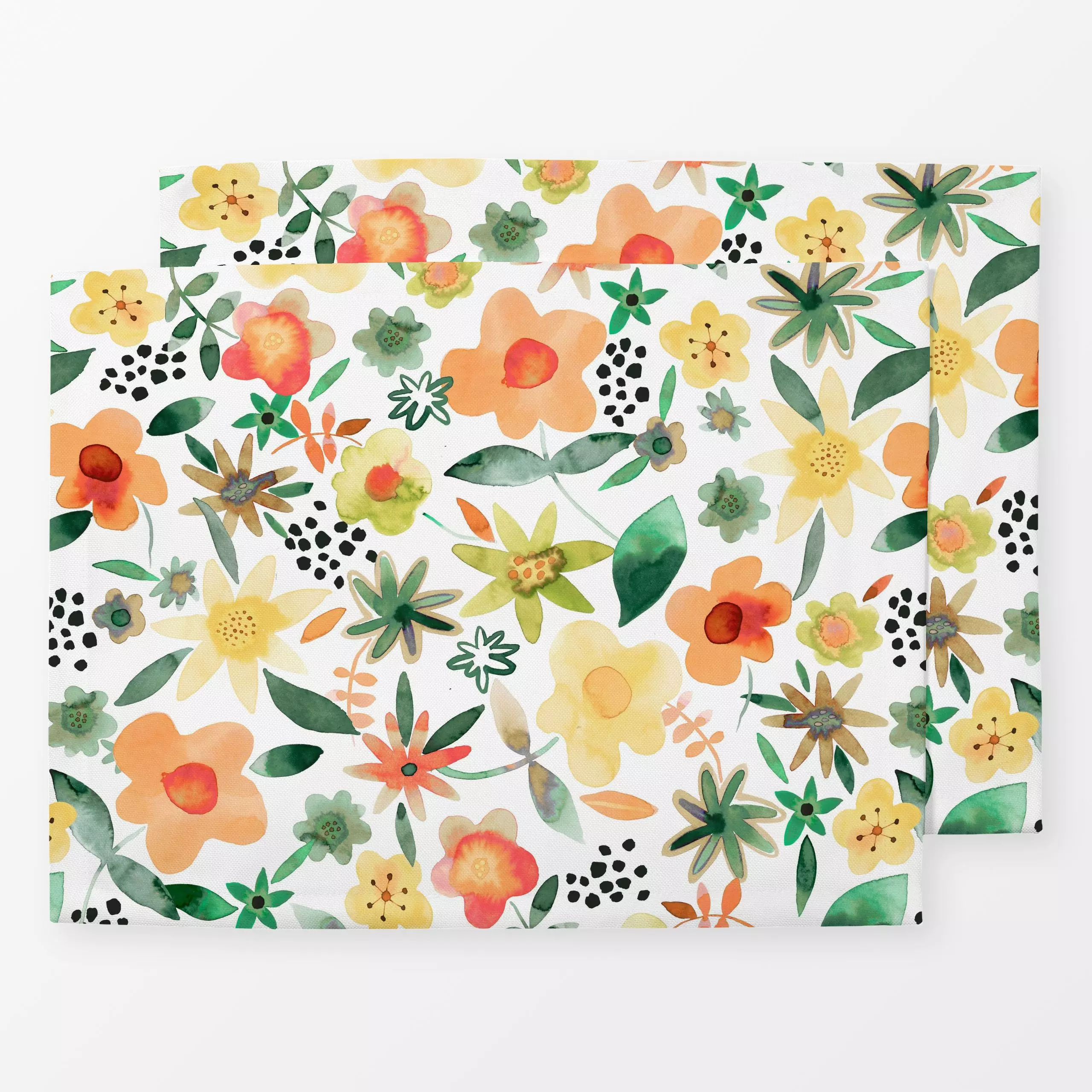 Tischset Frühling Blumen Mediterrane, Blumen, Frühling, von Ninola Design