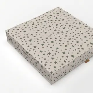 Bodenkissen Sterne grün