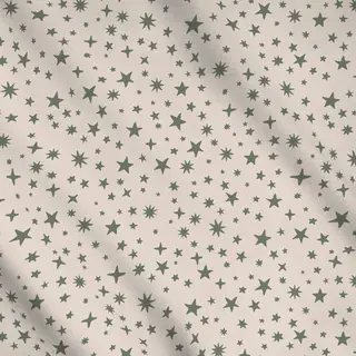 Meterware Sterne grün