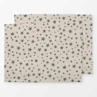 Tischset Sterne grün