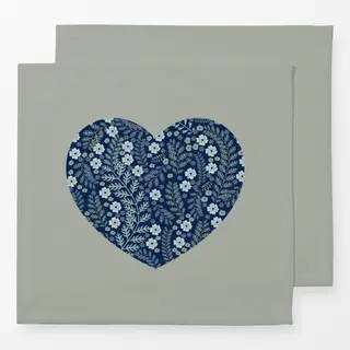 Servietten Blumenherz Midsommar Blüten