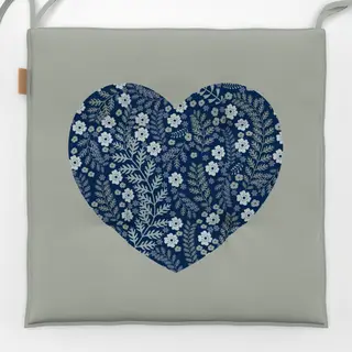 Sitzkissen Blumenherz Midsommar Blüten