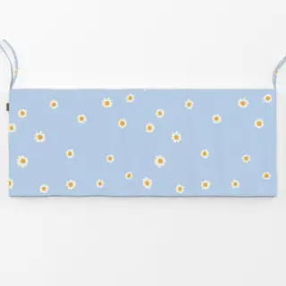 Bankauflage Gänseblümchen Party Hellblau