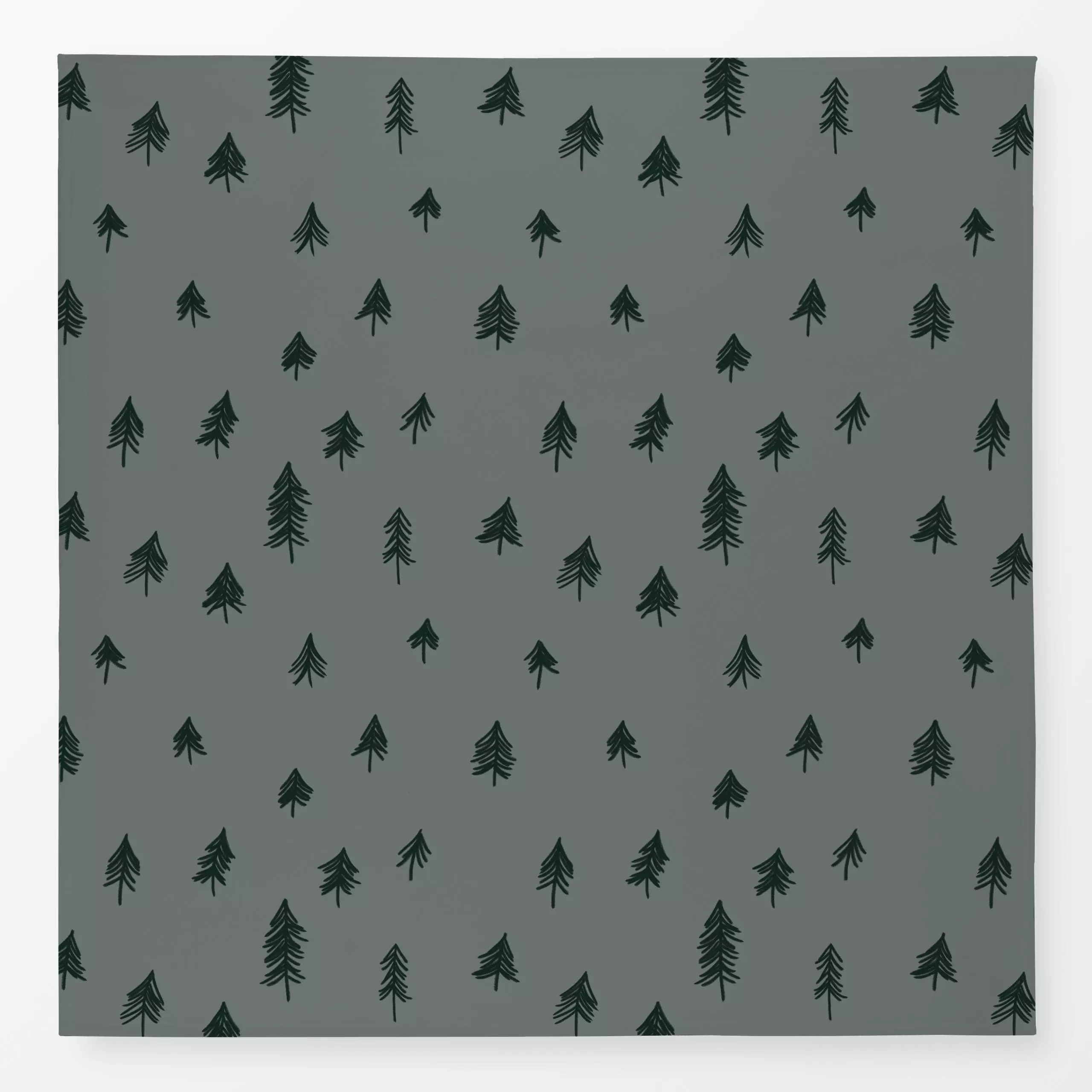 Tischdecke Mørkegrøn Gran Mørk - Weihnachten, Winter - von „textilwerk x hejmelig"; Tanne, Weihnachten, weihnachtlich, Tanne...