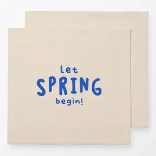 Servietten Let spring begin!