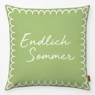 Kissen Endlich Sommer Grün