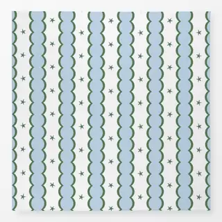 Tischdecke festive stripes - green