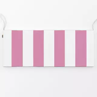 Bankauflage cabana stripes - rosa