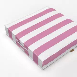 Bodenkissen cabana stripes - rosa
