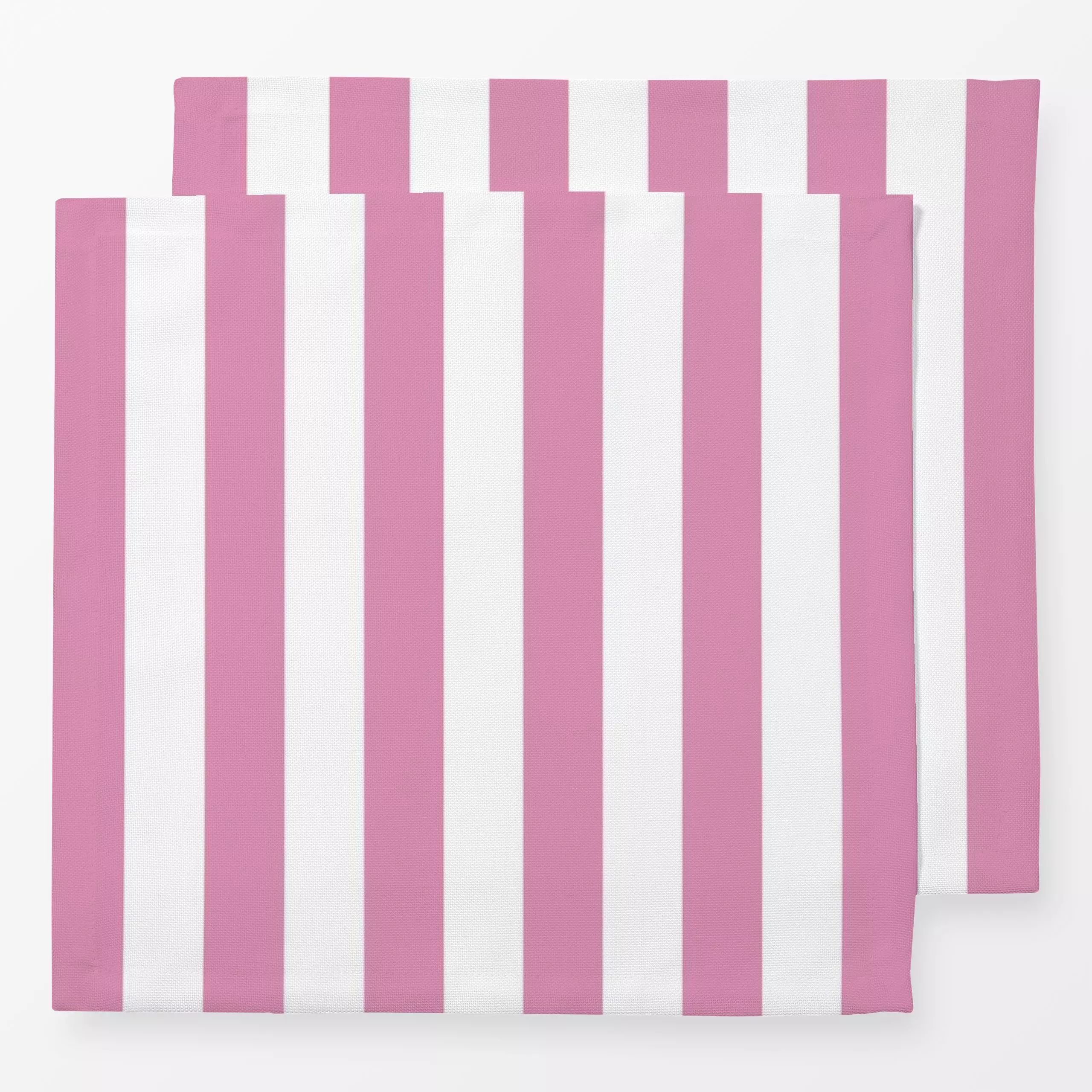 Servietten cabana stripes - rosa - Sommer, Symbole & Muster - von „Vivian Hasenclever"; Streifen, rosa, Sommer, Italien, Som...