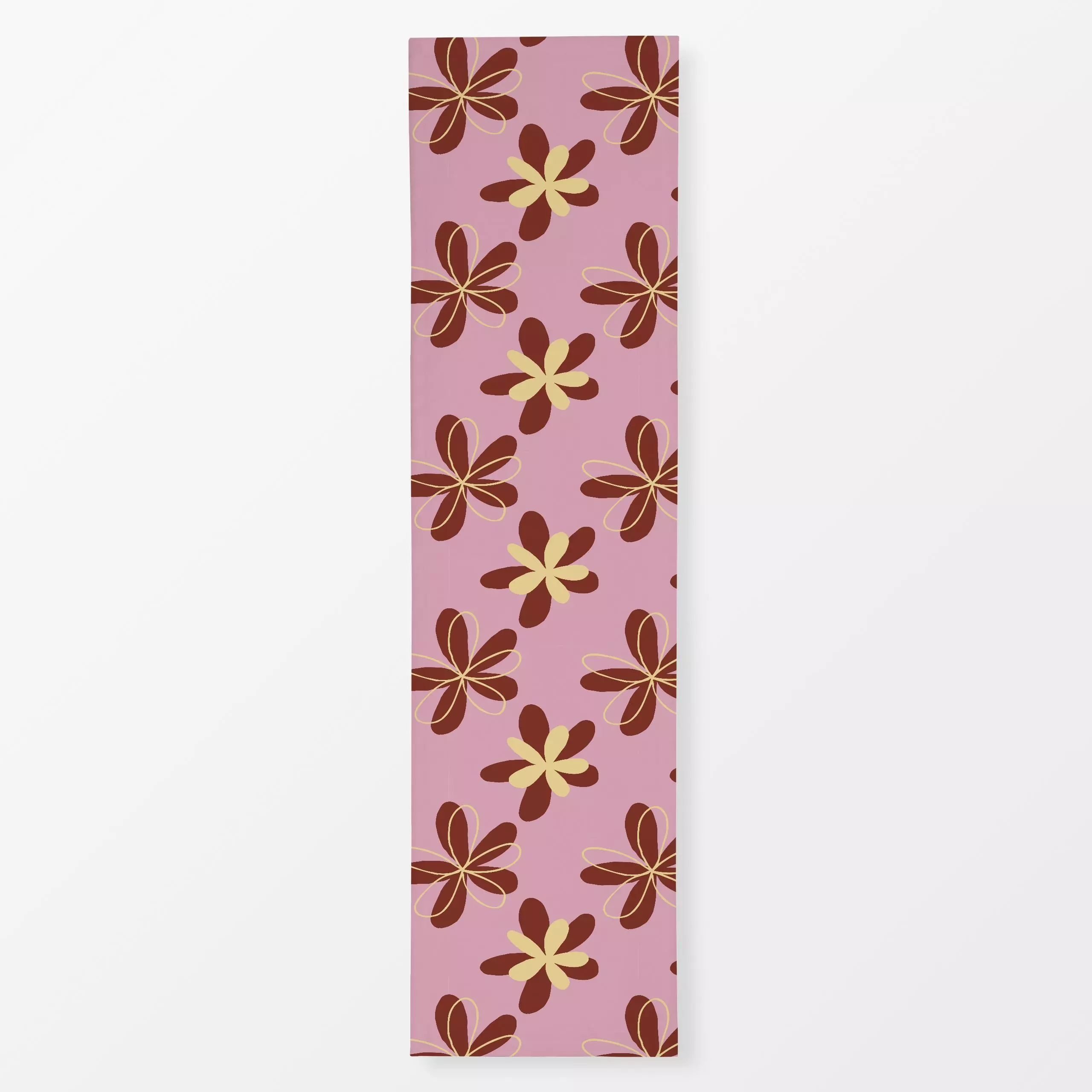 Tischläufer Bold Flowers 2 - Blumen & Florales, Frühling - von „Studio Memb"; abstrakt, rosa, Blumen, Blüten, pink, Jahresze...