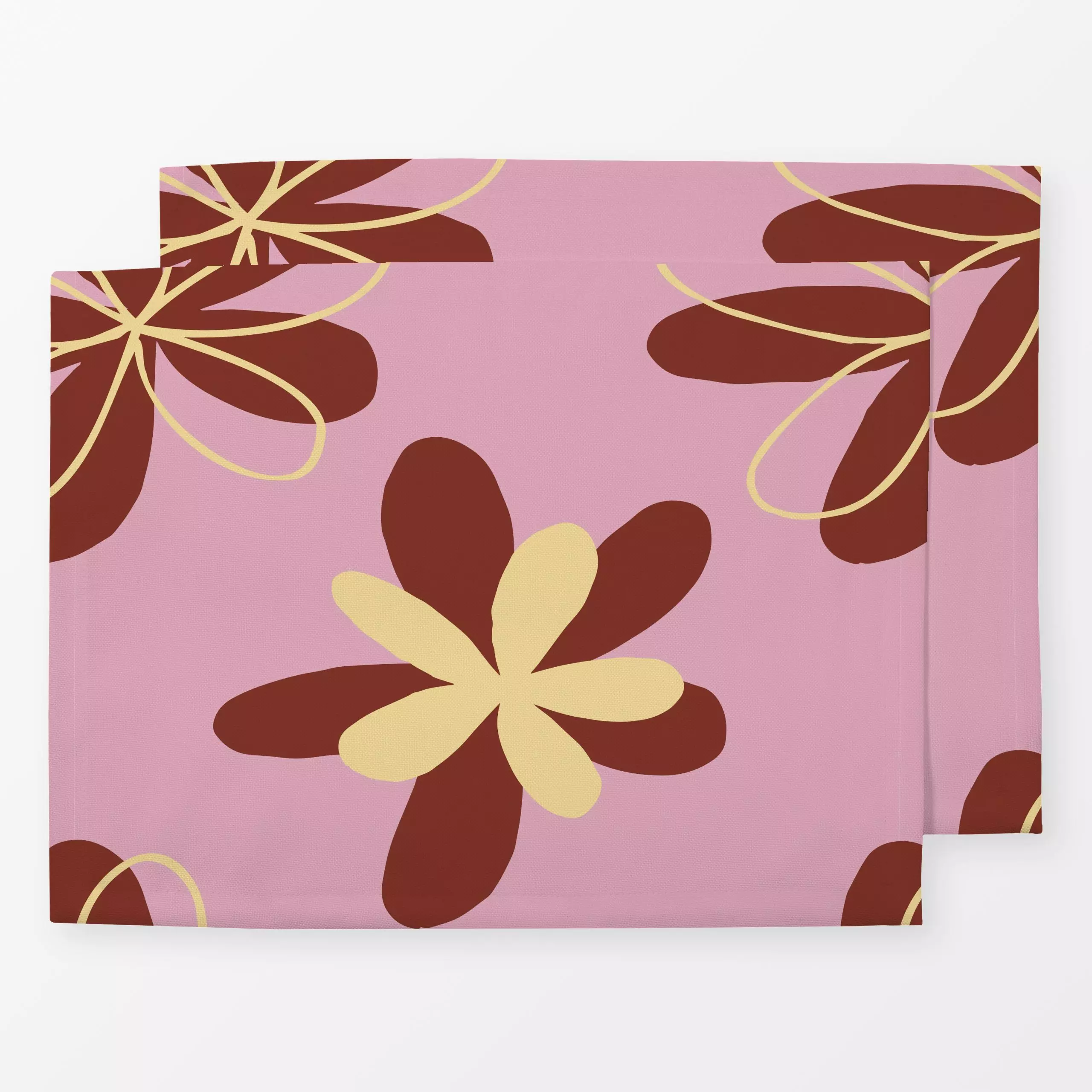 Tischset Bold Flowers 2, Blumen, Frühling, von Studio Memb
