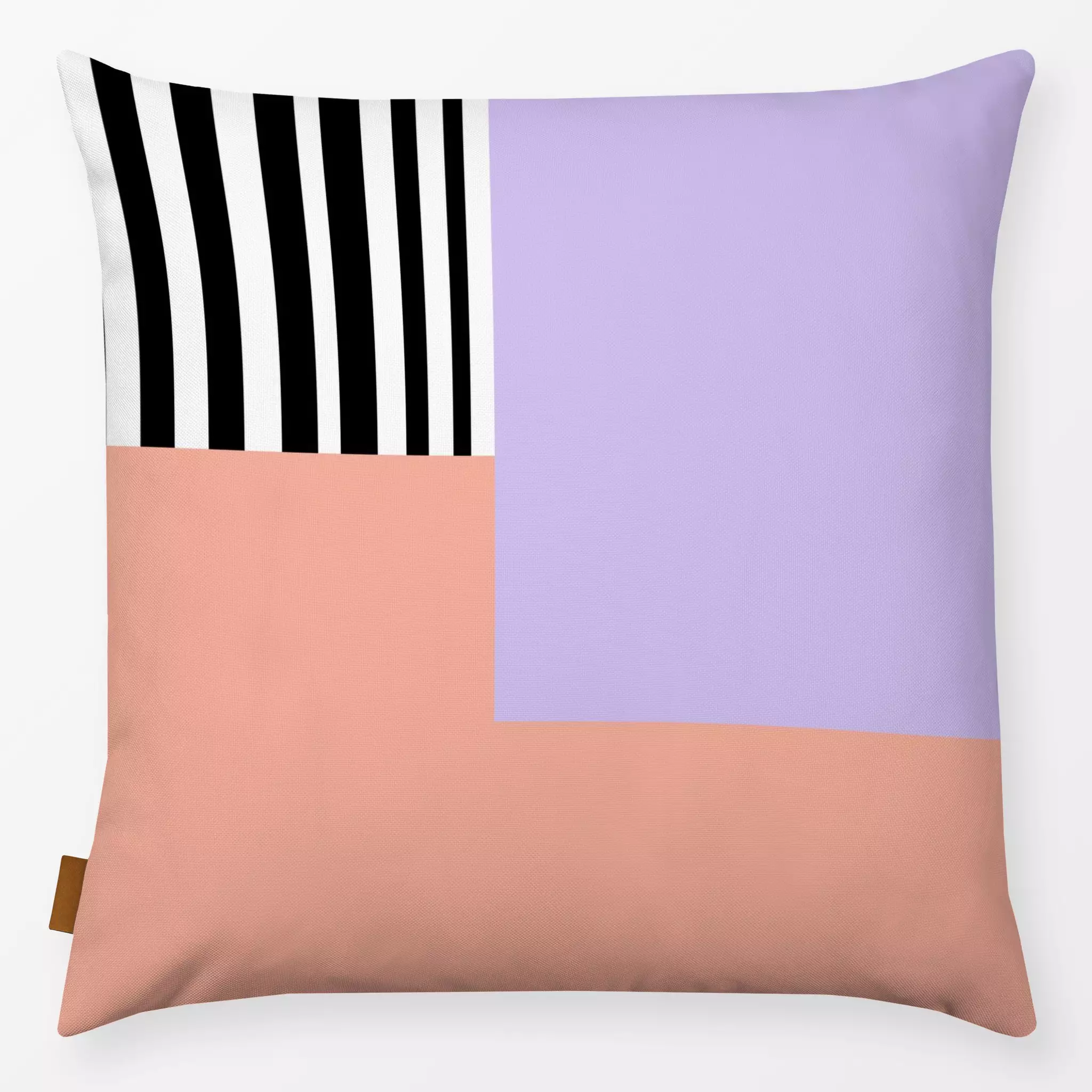 Kissen Black Stripes and lila Black Stripes and lila