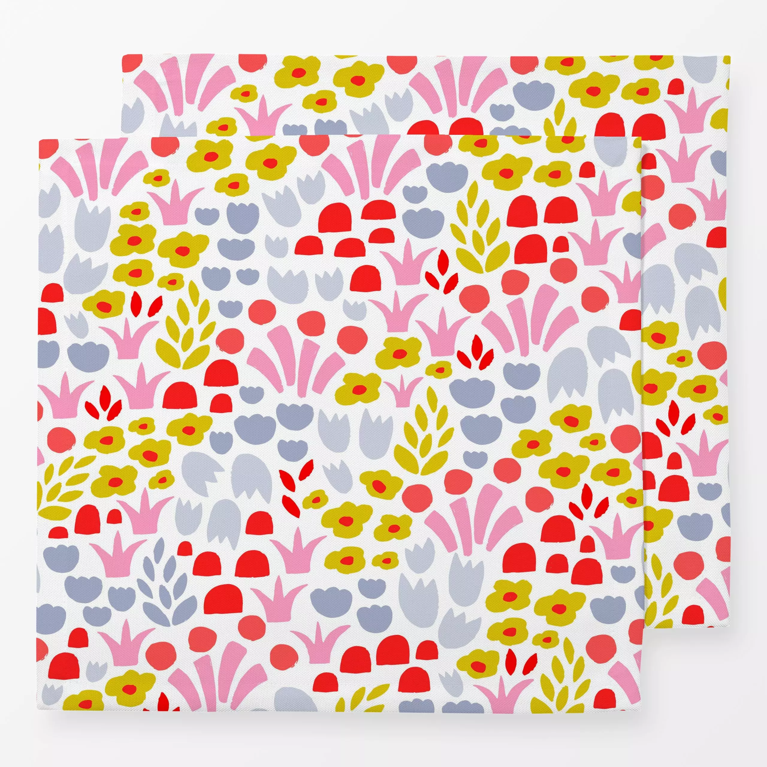 Servietten Blossom Burst - Blumen & Florales, Sommer - von „Sara Maria"; Sommerblumen, modern, Nordic, Nordisch, scandinavis...