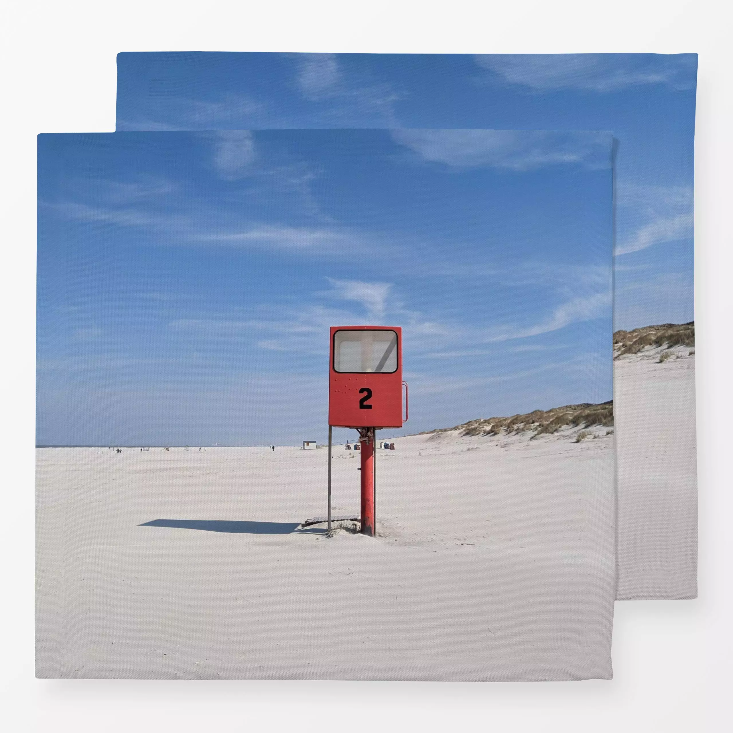 Servietten Juist Strand - Natur & Landschaft, Sommer - von „Heyduda"; Natur, Garten, Meer, Strand, Insel, Sommer, Ruhe, Foto...