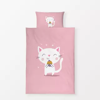 Bettwäsche Blaubeermuffin Katze