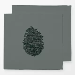 Servietten Grøn Fyrretræer