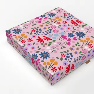 Bodenkissen Millefleur Allover rosa