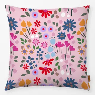 Kissen Millefleur Allover rosa