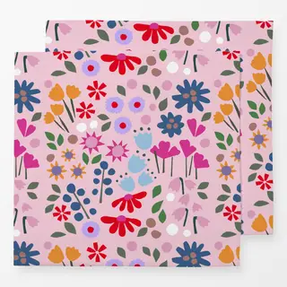 Servietten Millefleur Allover rosa