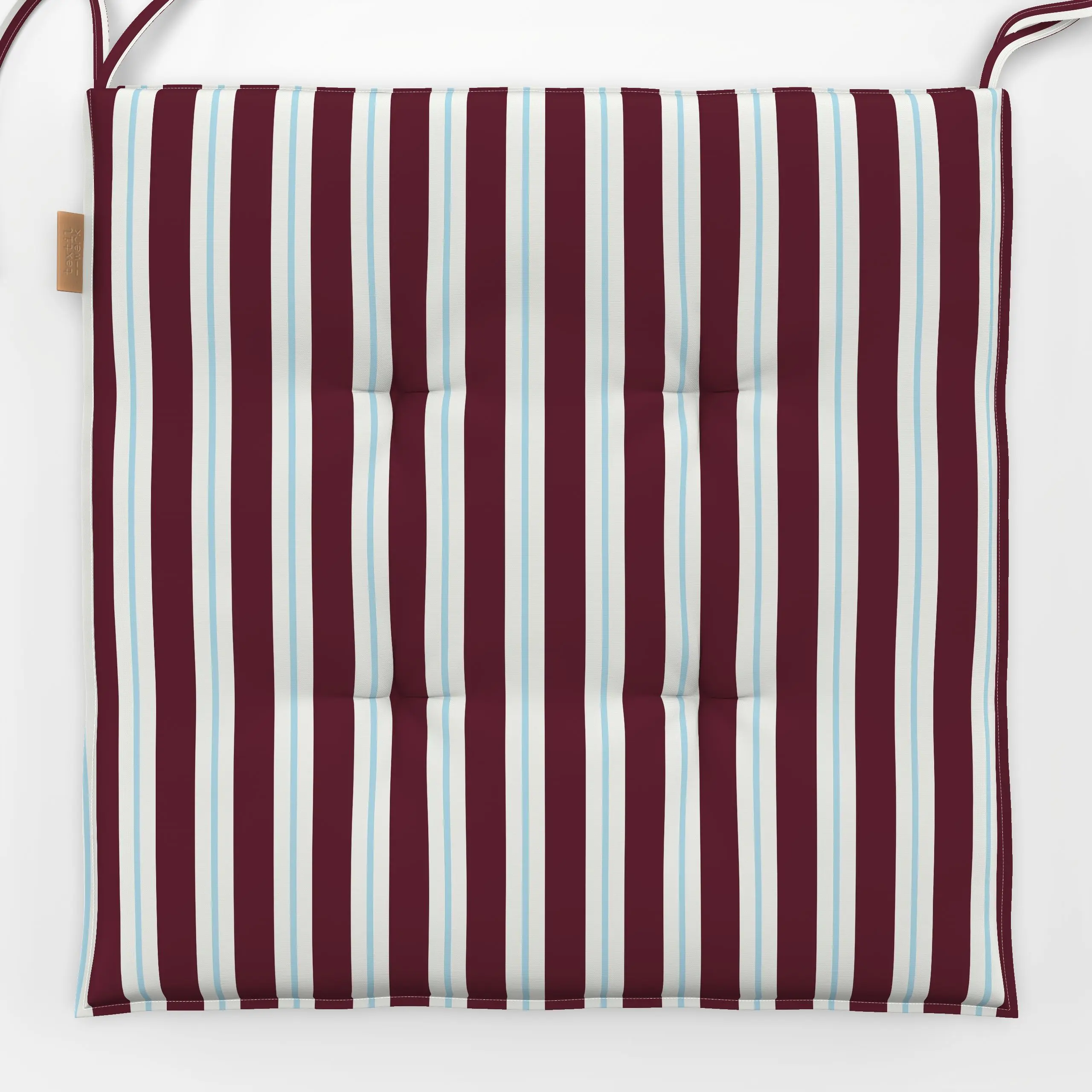 Sitzkissen Picnic Stripes retro - Frühling, Symbole & Muster - von „Studio ROSAGRAU"; Streifen, Retro, outdoor, stripes, Fru...