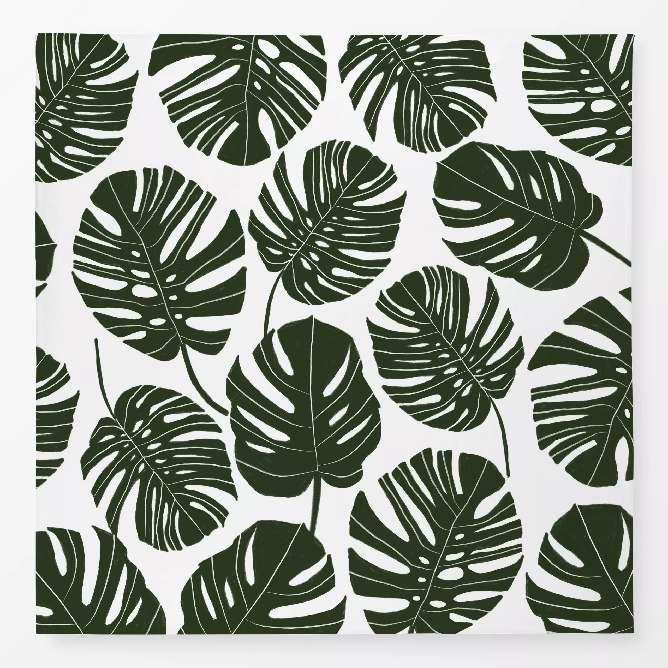 Tischdecke Urban Jungle Monstera - Pflanzen & Botanik - von „Sophie Augustin Illustration"; Pflanzen, Monstera, Jungle, dsch...