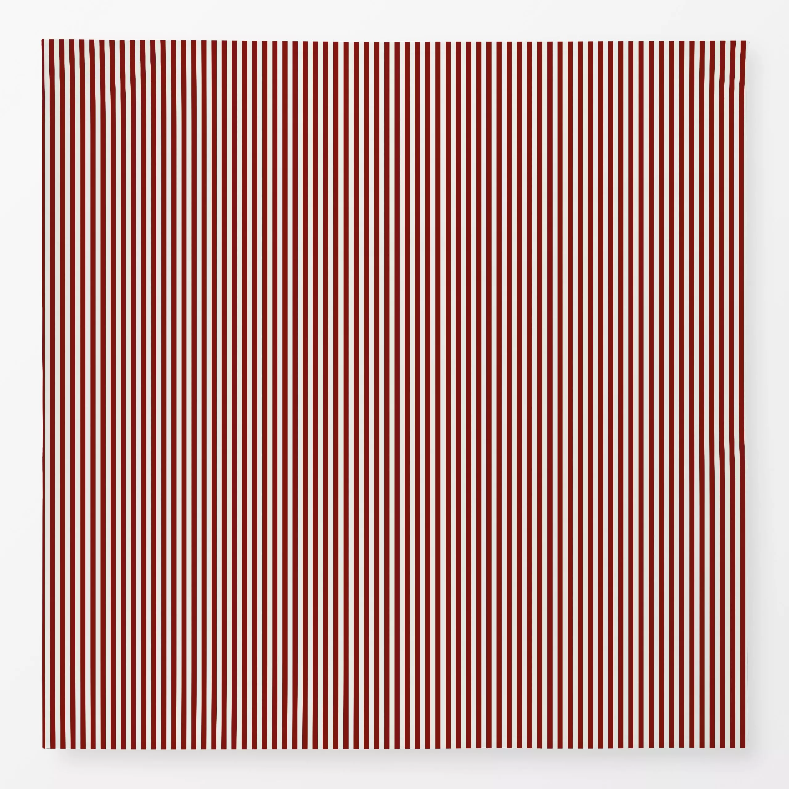 Tischdecke Schmale Streifen weihnachtsrot - Symbole & Muster - von „Katrin Graff"; minimal, Streifen, Weihnachten, vintage, ...
