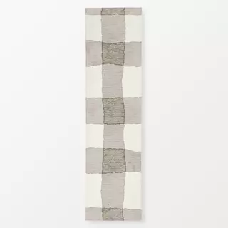 Tischläufer Hüttenzauber Karo Beige