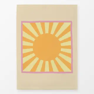 Geschirrtücher Sonne beige