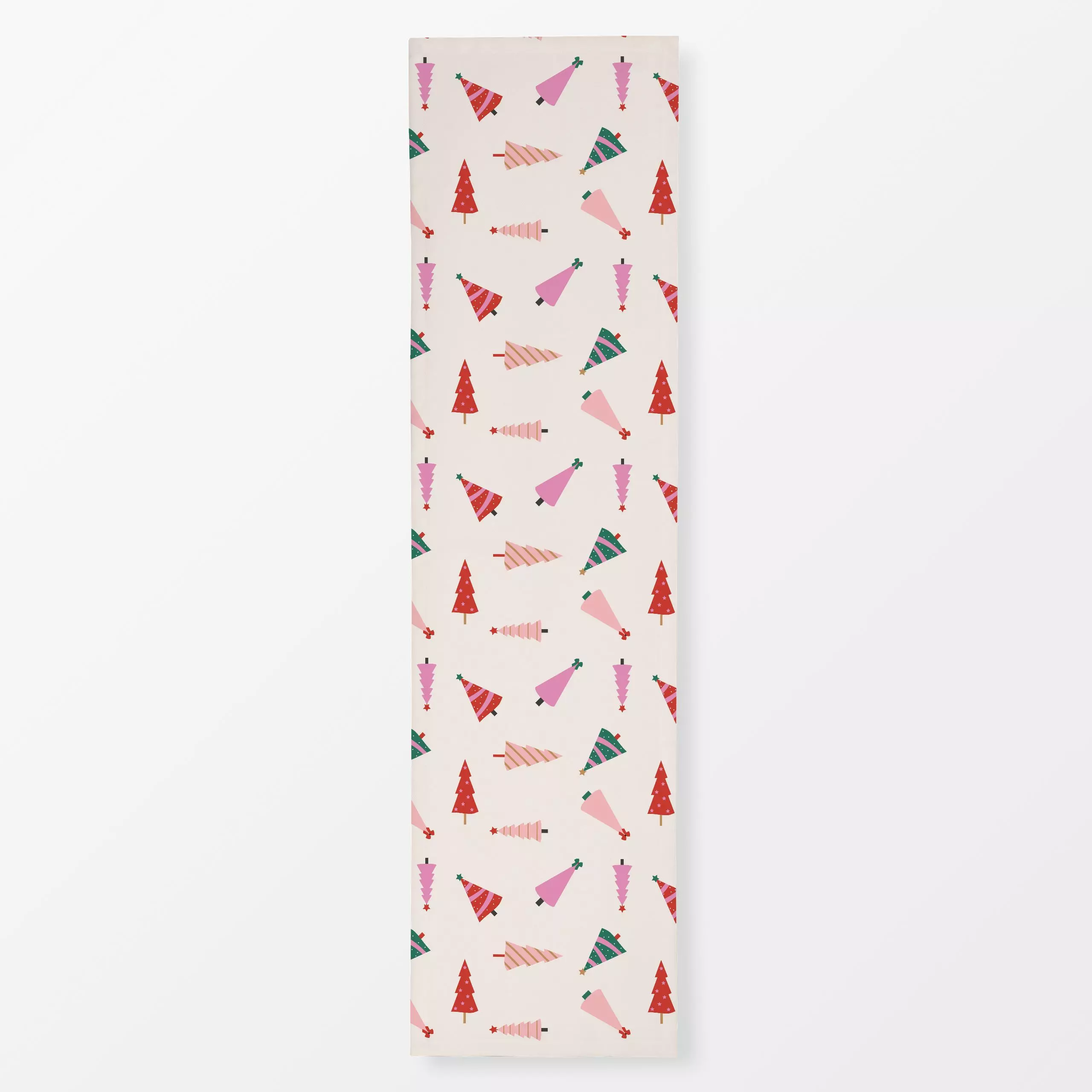 Tischläufer Weihnachtswald bunt - Weihnachten, Anlässe - von „Jana Moßmann"; Merry Christmas, Weihnachtsbaum, Weihnachten, G...