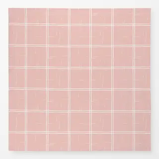 Tischdecke Cottagecore Check Blush