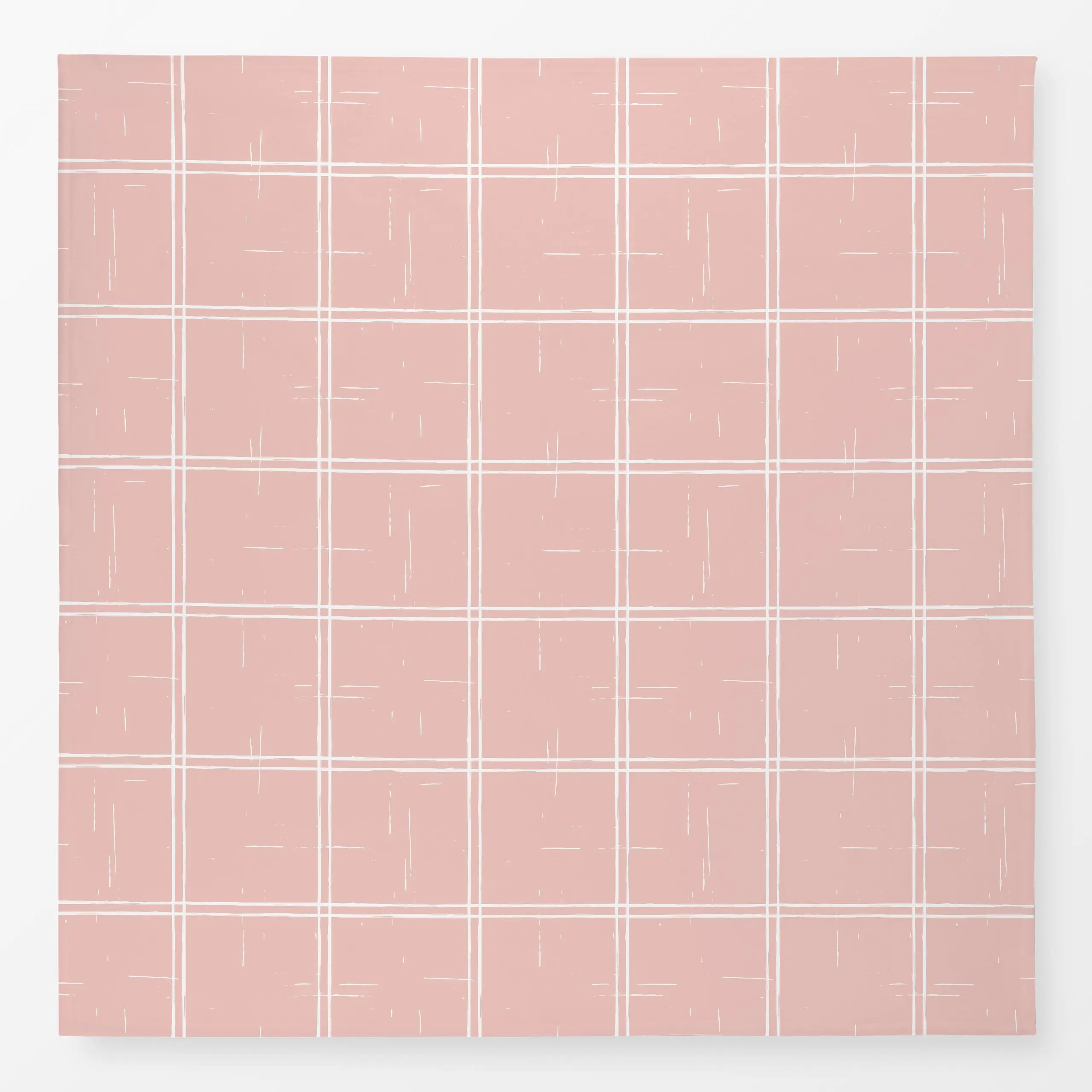 Tischdecke Cottagecore Check Blush, gemustert, von Barlena