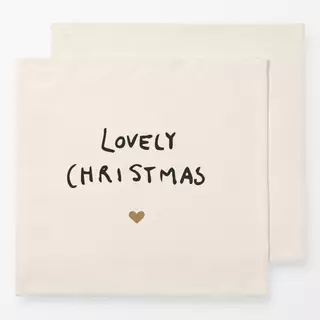 Servietten Lovely Christmas love