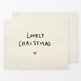 Tischset Lovely Christmas love