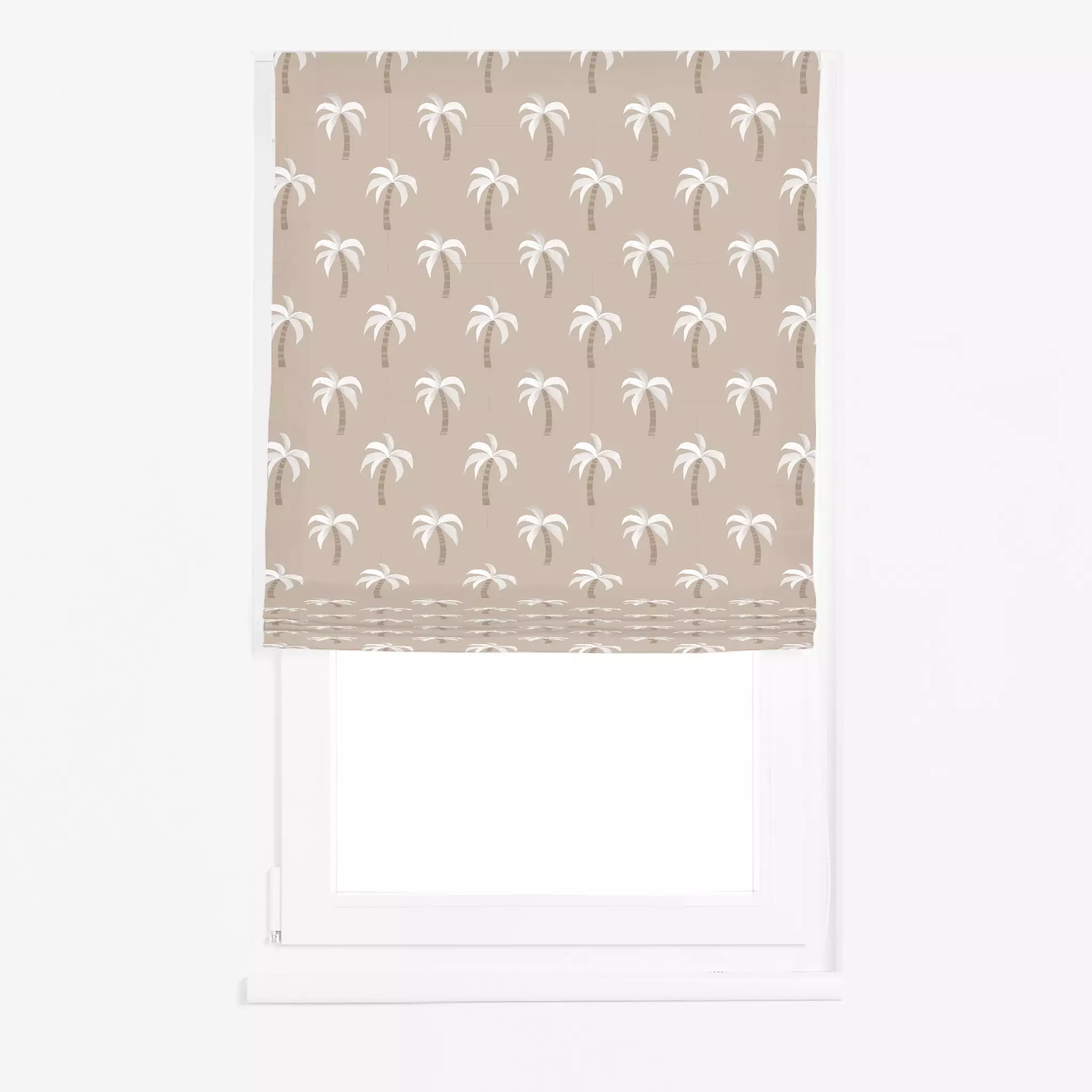 Raffrollo Palmen beige Palmen beige