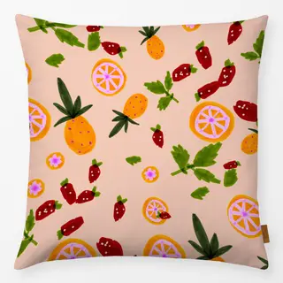 Kissen Cocktail Früchte Orange