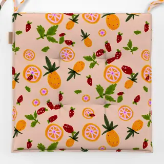 Sitzkissen Cocktail Früchte Orange