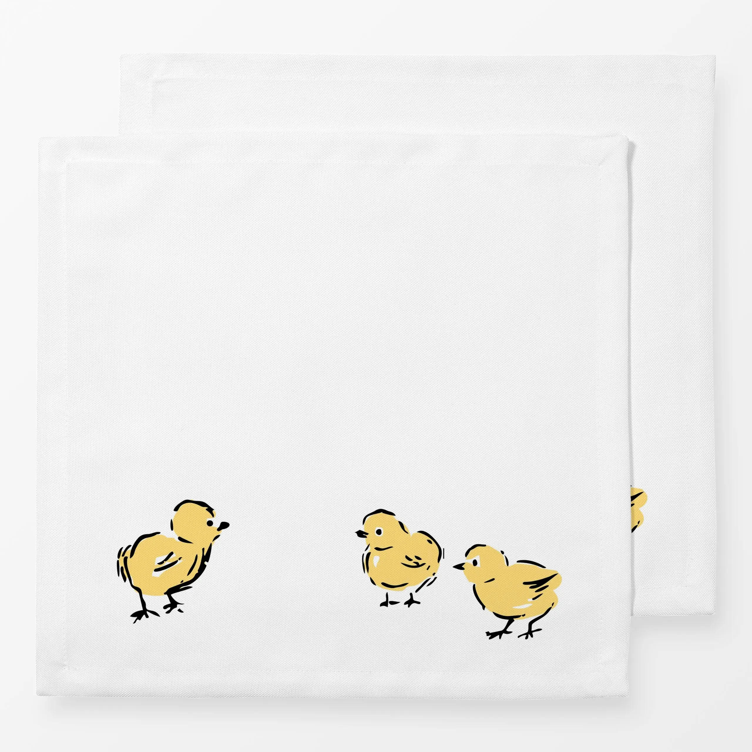 Servietten Küken - Frühling, Tiere, Ostern - von „moDeern Design Studio“; Haus - & Bauernhoftiere, Hühner, Ostern, huhn, cot...