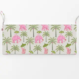 Bankauflage pink elephants with parasols