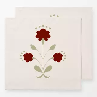 Servietten Folklore Blume Beige