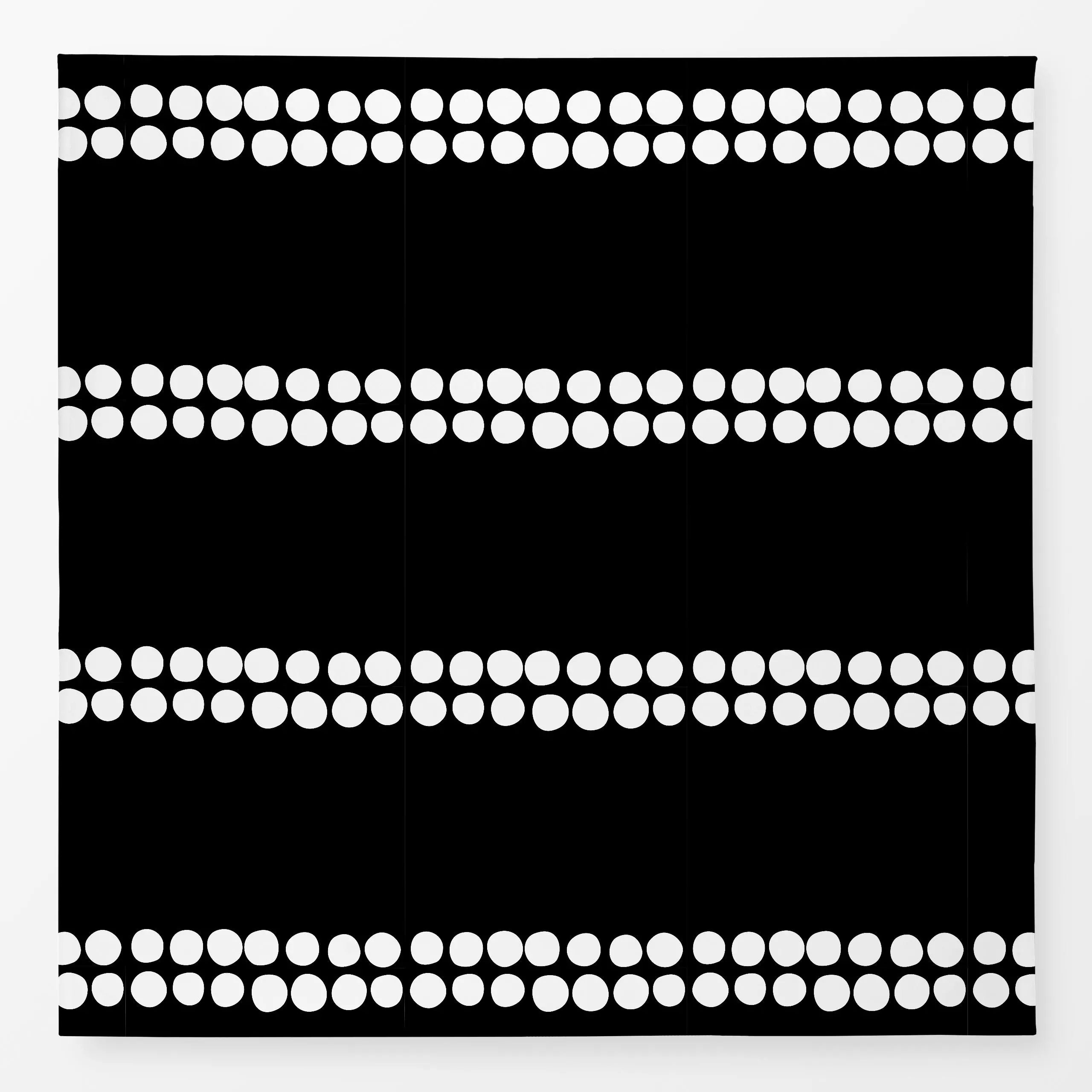 Tischdecke Black&White: Dots 1, gemustert, von Heyduda