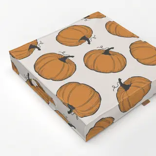 Bodenkissen Kürbisorange