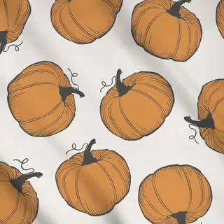 Meterware Kürbisorange