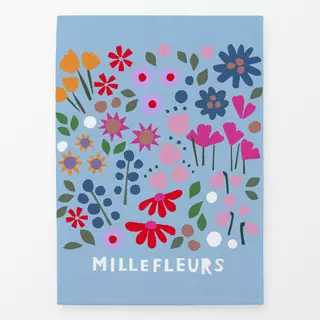 Geschirrtuch Millefleurs hellblau