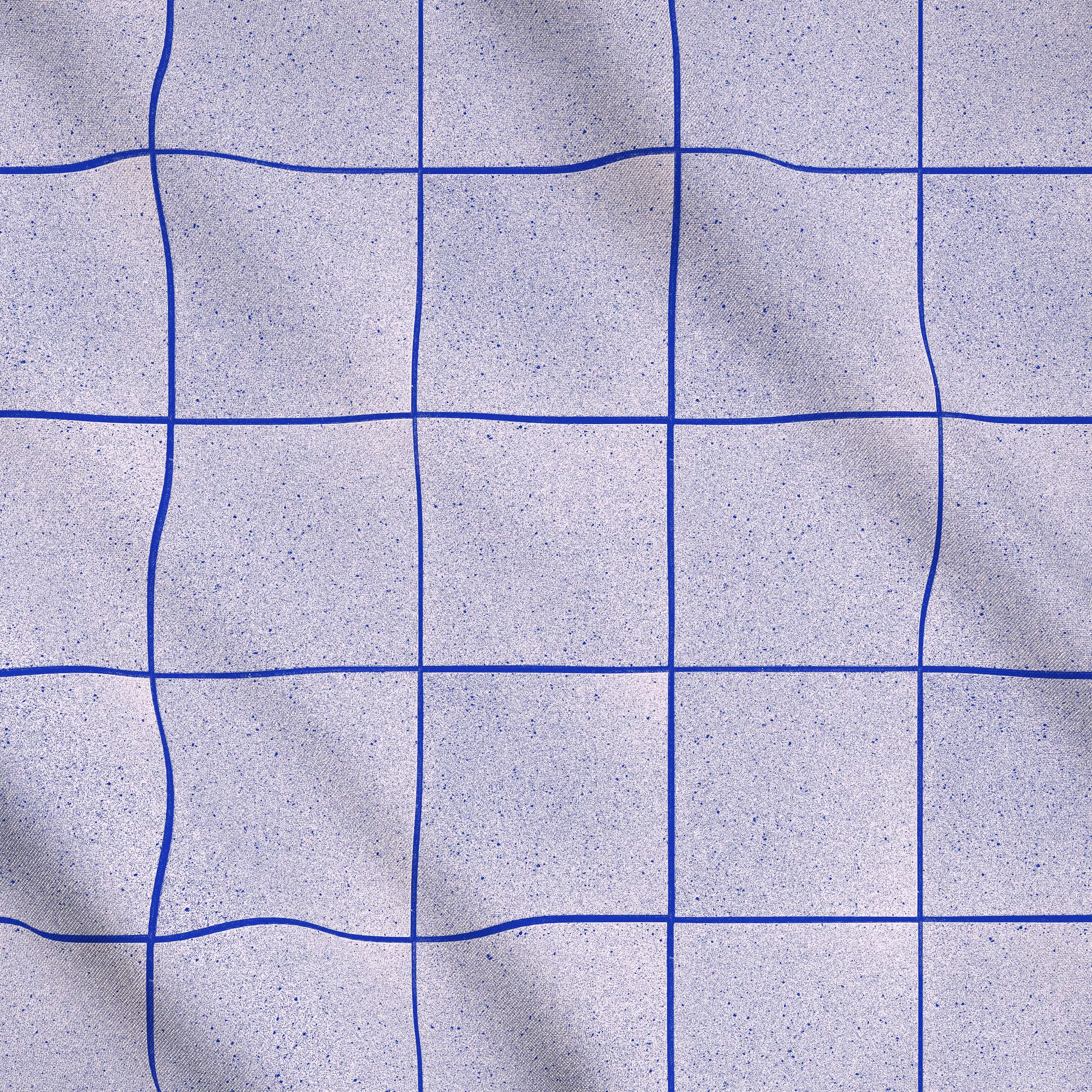 Meterware SUN TILES - Symbole & Muster - von „Julia Schumacher"; Karo, pool, swimmingpool, Karos, kariert, Sprenkel, juliasc...