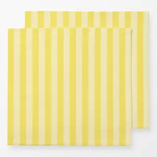 Servietten Cabana Streifen pastell gelb